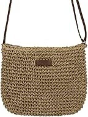 Shoulder Hand Woven Straw Bag Ocean Vacation Boho Beach‎ Purse Wicker - New